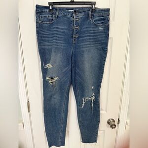 Old Navy High Rise Skinny Jeans in Blue